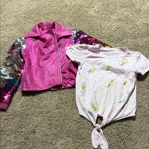 Jojo Siwa jacket and shirt